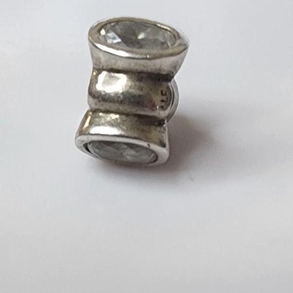 PANDORA Big CZ Clear Skies Sterling Silver Charm With Clear Zirconia - Picture 5 of 6